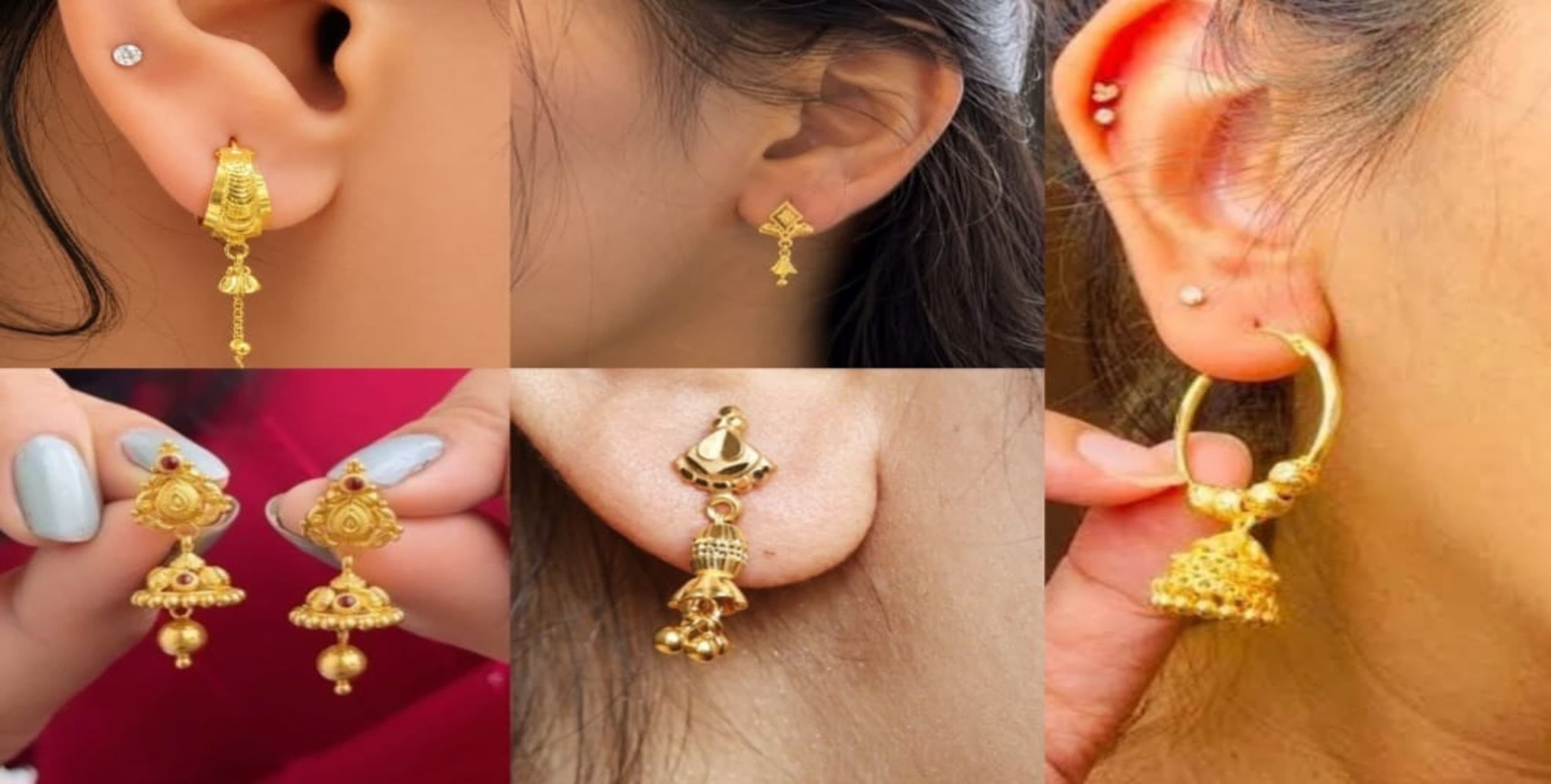 डेली वियर के लिए गोल्ड ईयरिंग्स बनवाने हैं? हल्के में देखें 8 फैंसी डिजाइन, बजट में बन जाएंगे!