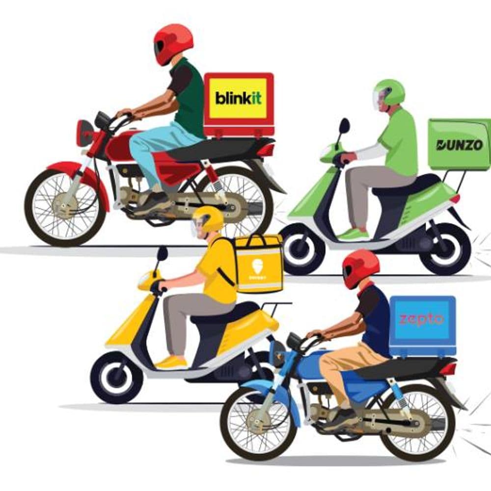 भारत दुनिया का तीसरा सबसे बड़ा क्विक कॉमर्स मार्केट:चीन-अमेरिका से दोगुना तेजी से बढ़ रहा, 5 साल में ₹1 लाख करोड़ का मार्केट होगा